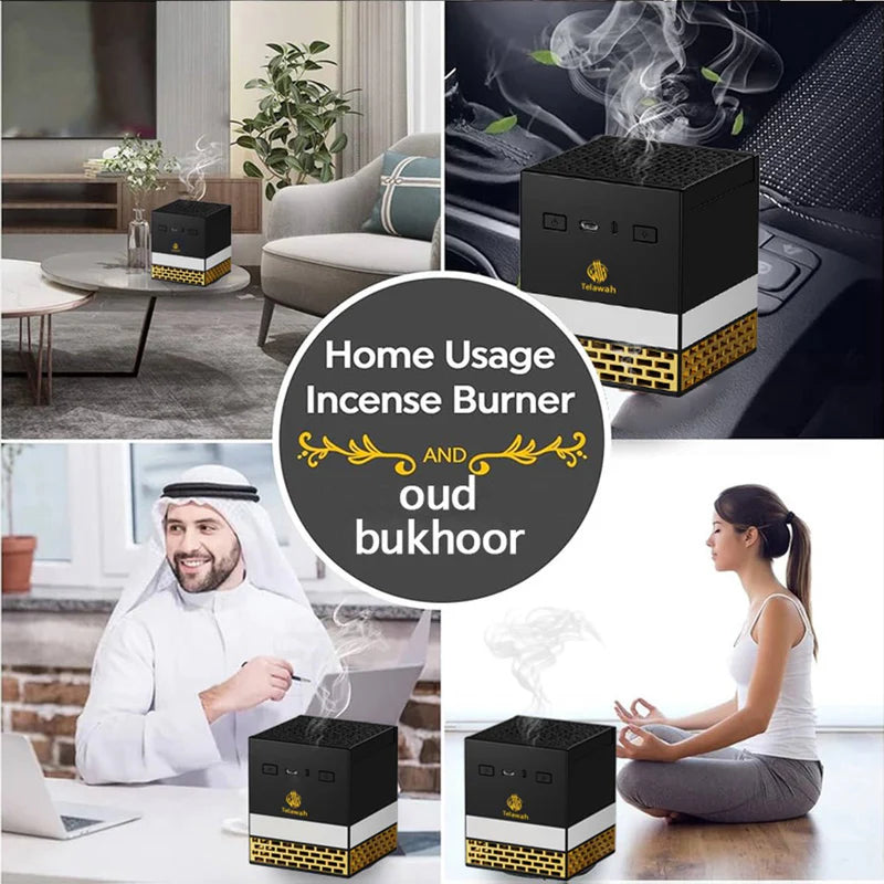 Telawah - Portable Electric Incense Bakhoor Burner تلاوة – مبخرة بخور كهربائية محمولة