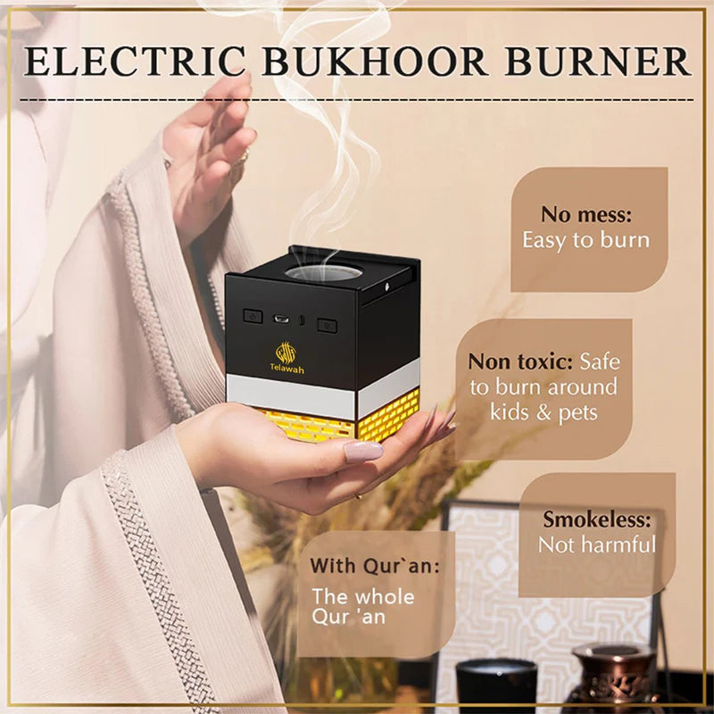 Telawah - Portable Electric Incense Bakhoor Burner تلاوة – مبخرة بخور كهربائية محمولة
