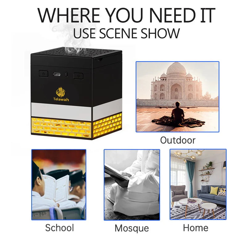 Telawah - Portable Electric Incense Bakhoor Burner تلاوة – مبخرة بخور كهربائية محمولة