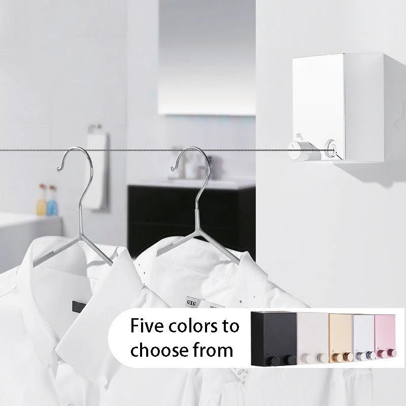 Telescopic Clothesline Clothes Drying Rope حبل غسيل قابل للسحب 👕✨