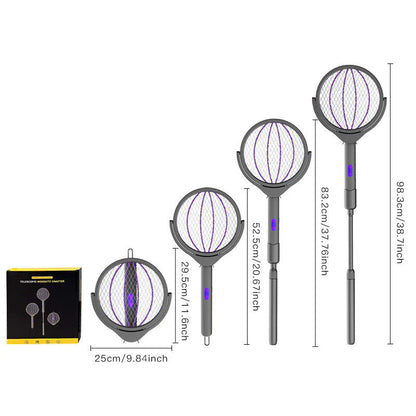 Telescopic Mosquito Swatter Racket مضرب ناموس تلسكوبي قابل للتمديد