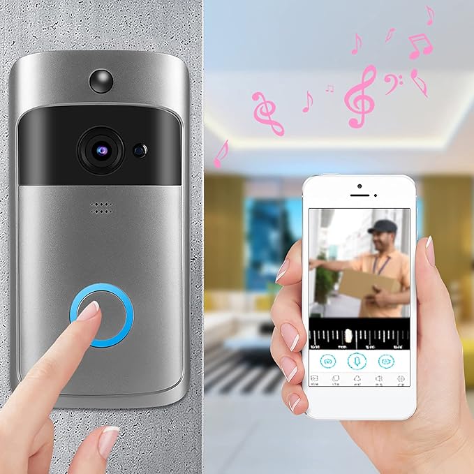 Wireless Video Doorbell جرس باب ذكي لاسلكي بكاميرا